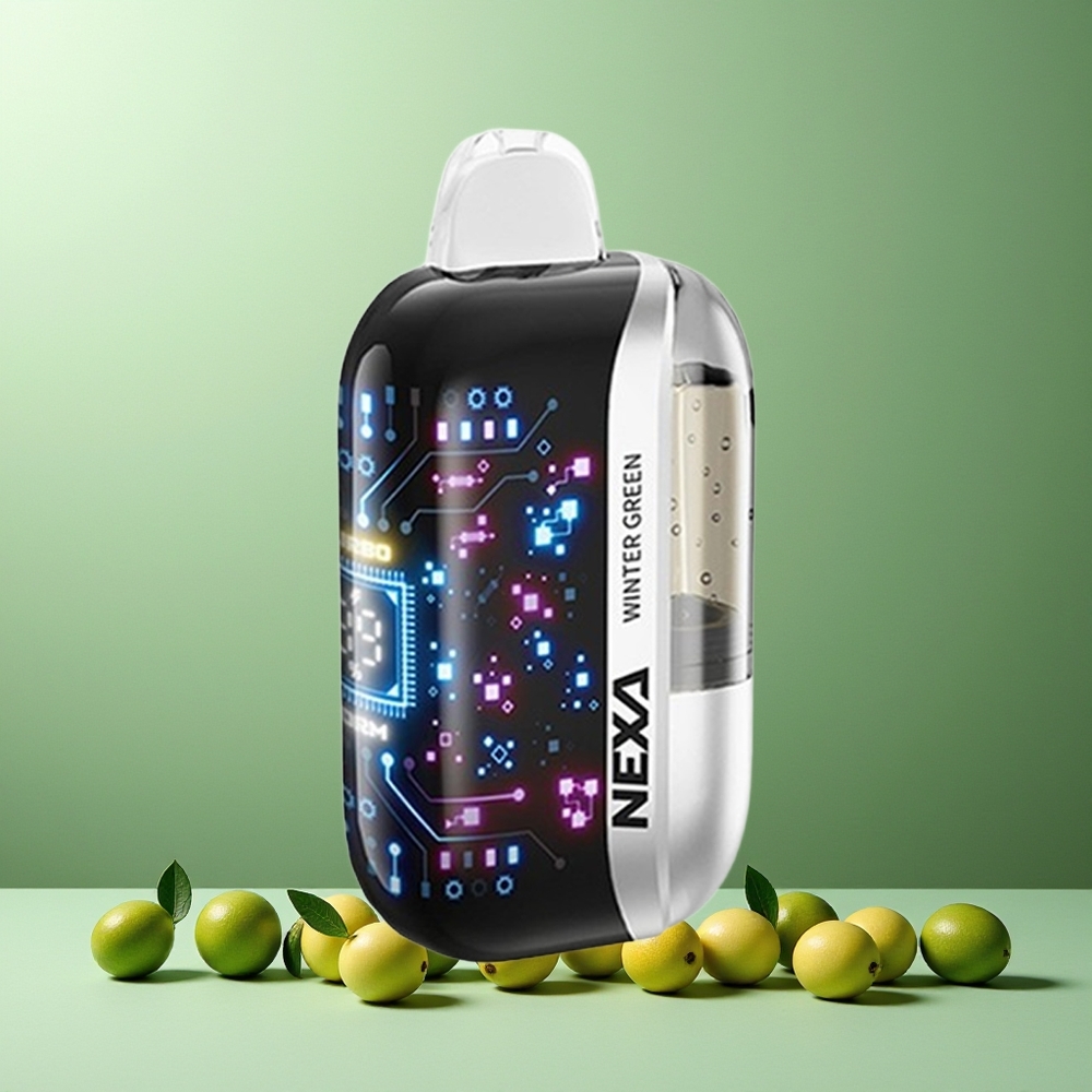 NEXA Ultra 50000 Puffs Disposable Vape Winter Green New Zealand Wholesale 20ml 800mah 5% Type-c