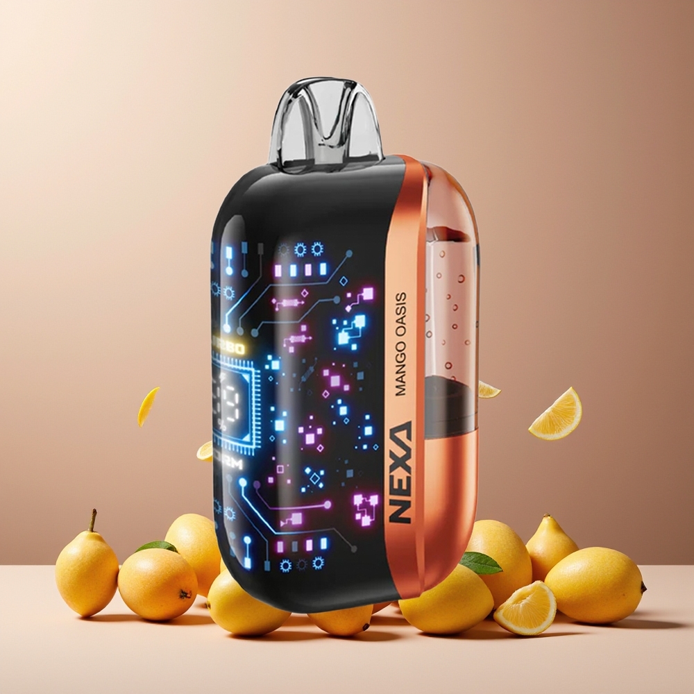 NEXA Ultra 50000 Puffs New Zealand Wholesale 20ml 800mAh 5% Nicotine Type-C Mango Oasis Disposable Vape