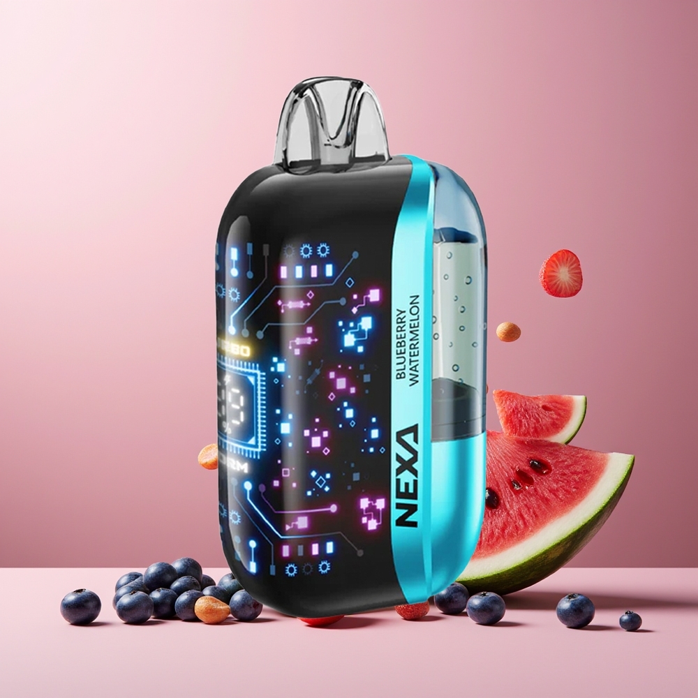 NEXA Ultra 50000 Puffs New Zealand Wholesale Disposable Vape Blueberry Watermelon 20ml 800mah 5% Dual Mesh