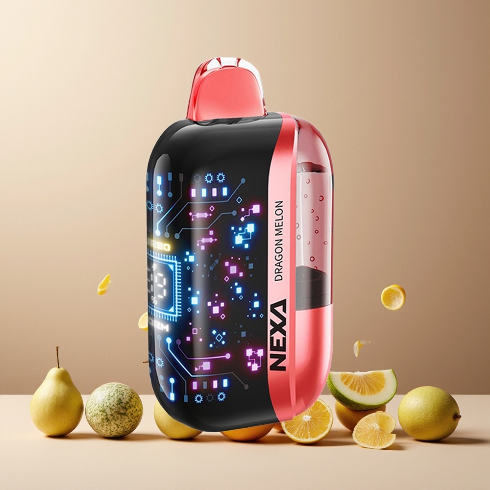 NEXA Ultra 50000 Puffs New Zealand Wholesale Disposable Vape Dragon Melon 20ml 800mah 5% Type-C