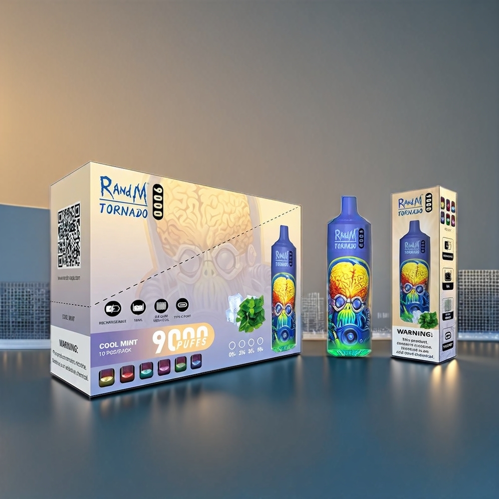 Fumot Randm Tornado 9000 Puffs New Zealand Wholesale Cool Mint Vape
