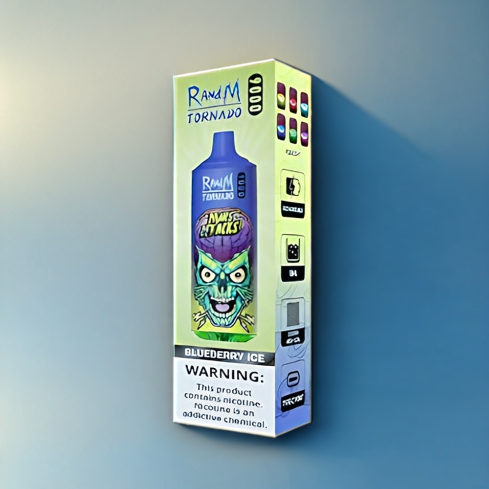 Fumot Randm Tornado Blueberry Ice 9000 Puffs New Zealand Wholesale