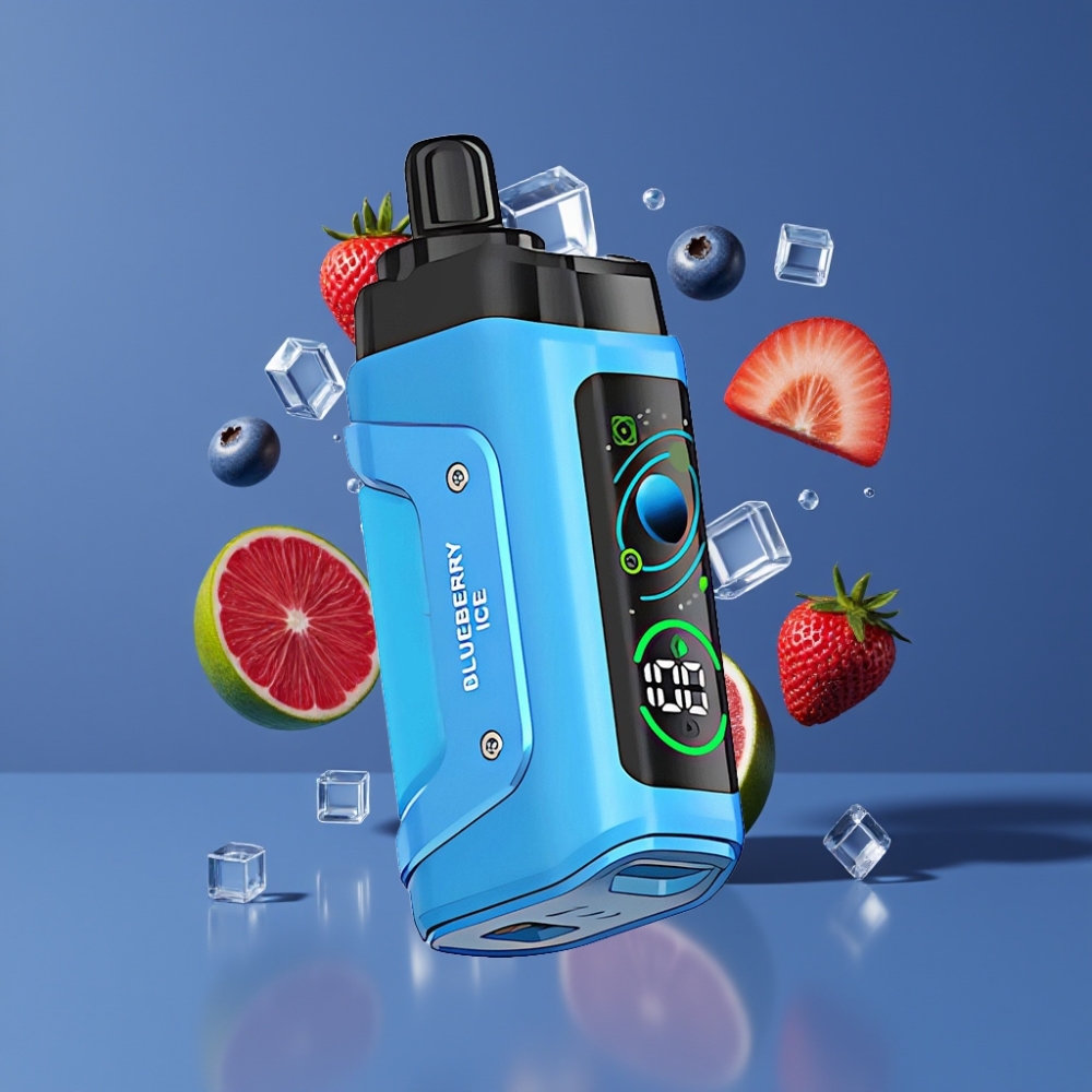 Razz Bar 45000 Puffs Adjustable Airflow Type-C Rechargeable Blueberry Ice Disposable Vape New Zealand Wholesale