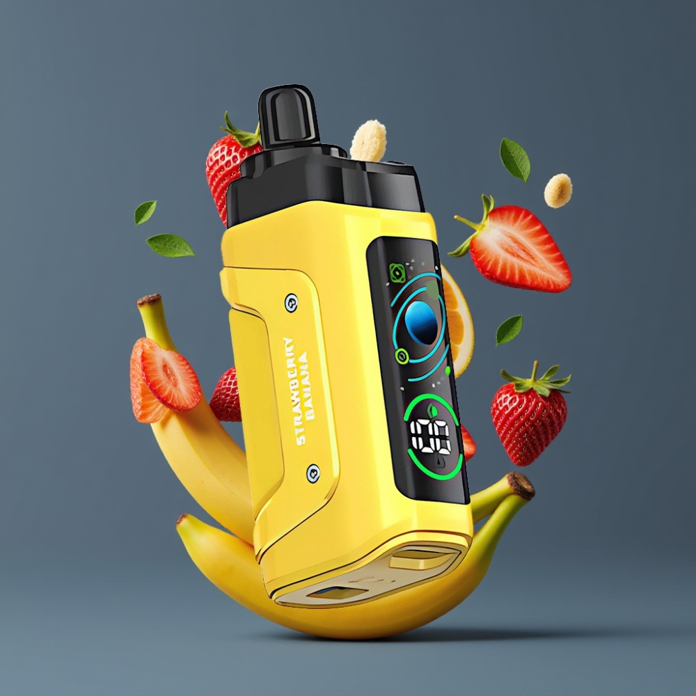 Razz Bar 45000 Puffs New Zealand Wholesale Disposable Vape Strawberry Banana 20mg Mesh Coil Type-C Rechargeable