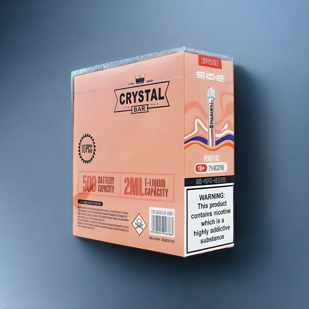 Ske Crystal Bar 600 New Zealand Wholesale Peach Ice