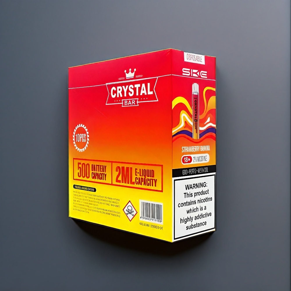 Ske Crystal Bar 600 New Zealand Wholesale Strawberry Banana