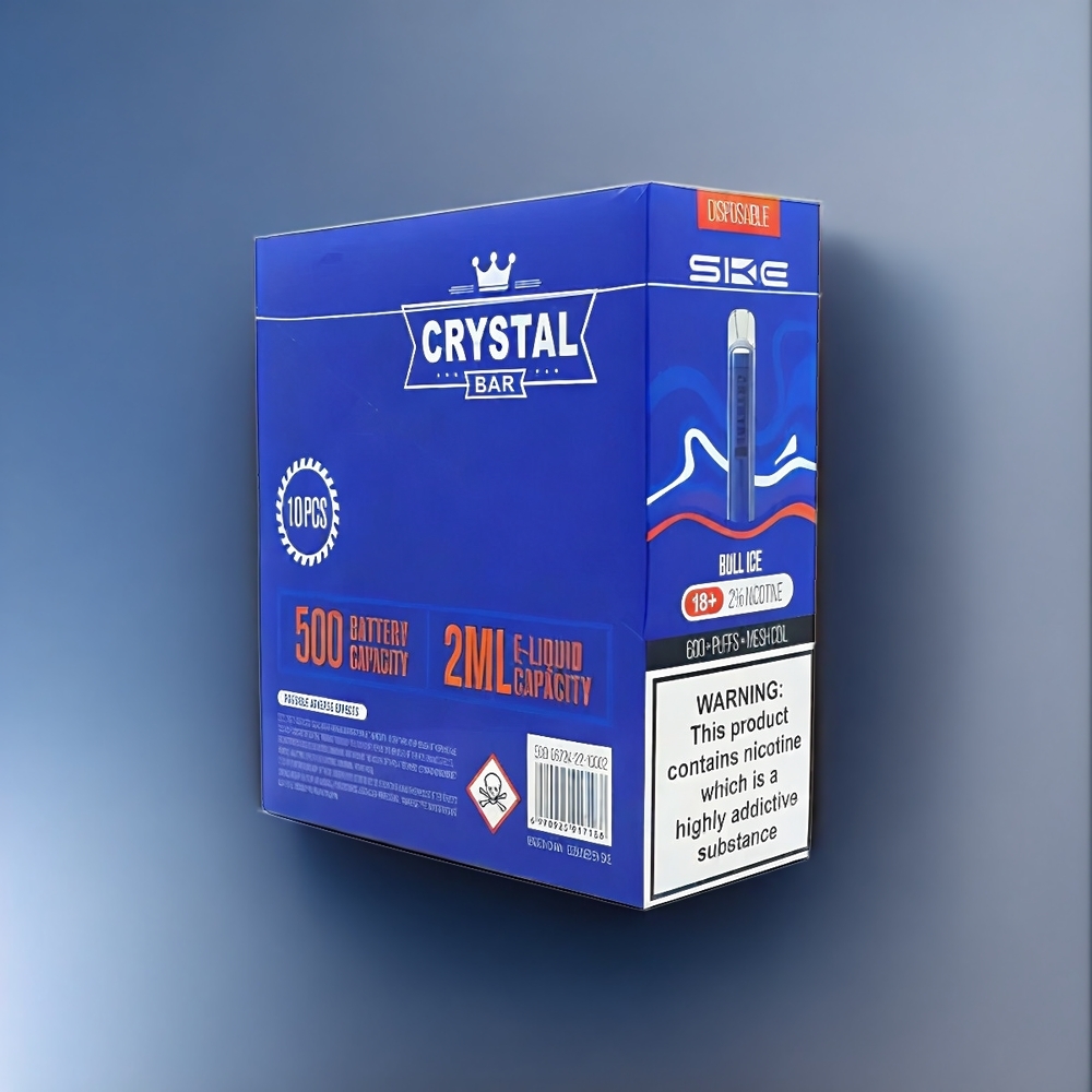 Ske Crystal Bar 600 New Zealand Wholesale Vape Bull Ice