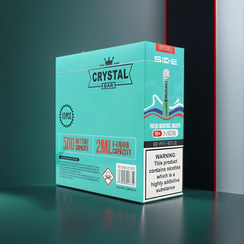 Ske Crystal Bar 600 New Zealand Wholesale Vape Fresh Menthol Mojito