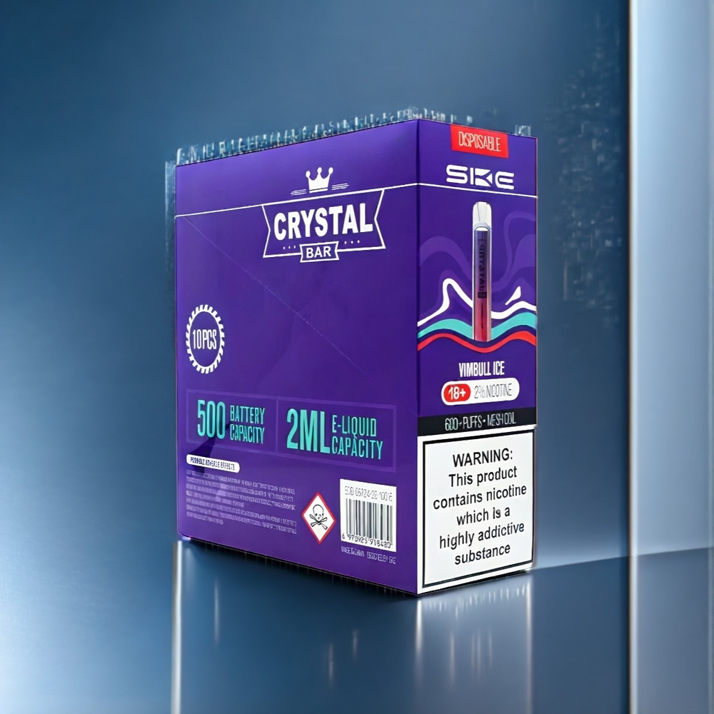 Ske Crystal Bar 600 New Zealand Wholesale Vape Vimbull Ice