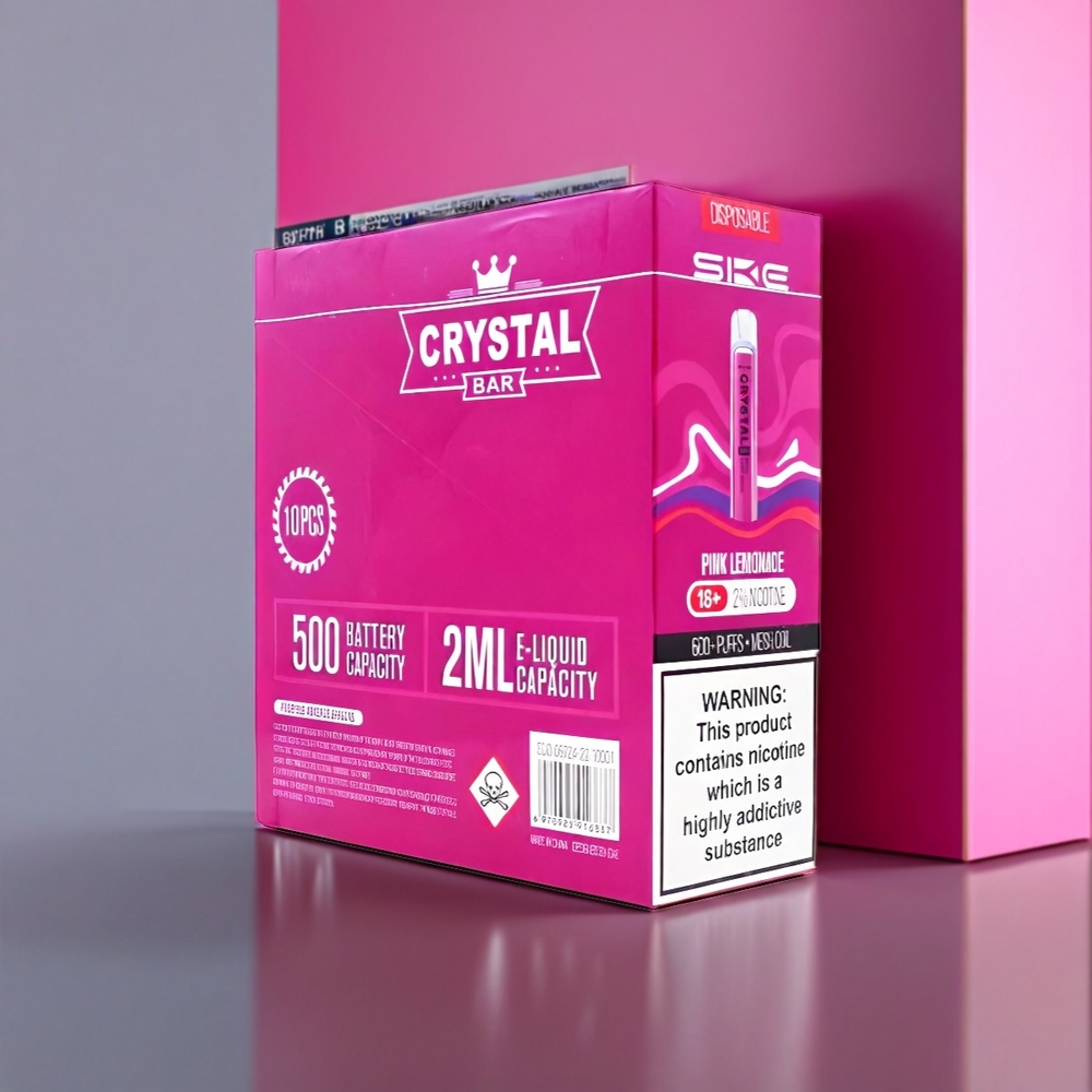 Ske Crystal Bar 600 Vape Pink Lemonade New Zealand Wholesale Refreshing Flavor Experience