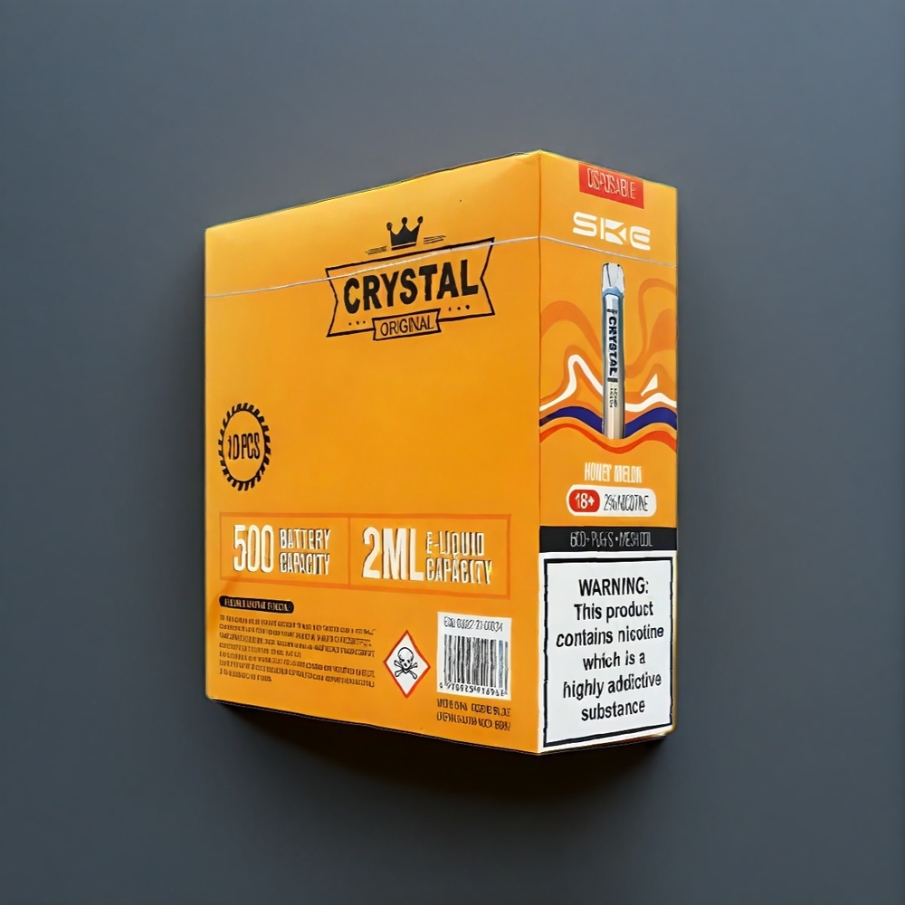 Ske New Zealand Wholesale Crystal Bar 600 Honey Melon Vape