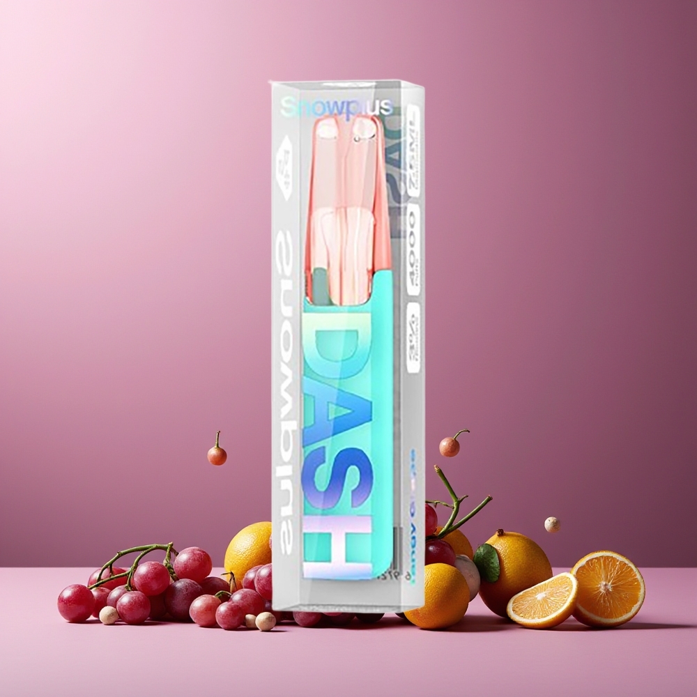 Snowplus Dash 4000 Puffs 530mAh 7.5ml Ceramic Disposable Device Tangy Grape New Zealand Wholesale