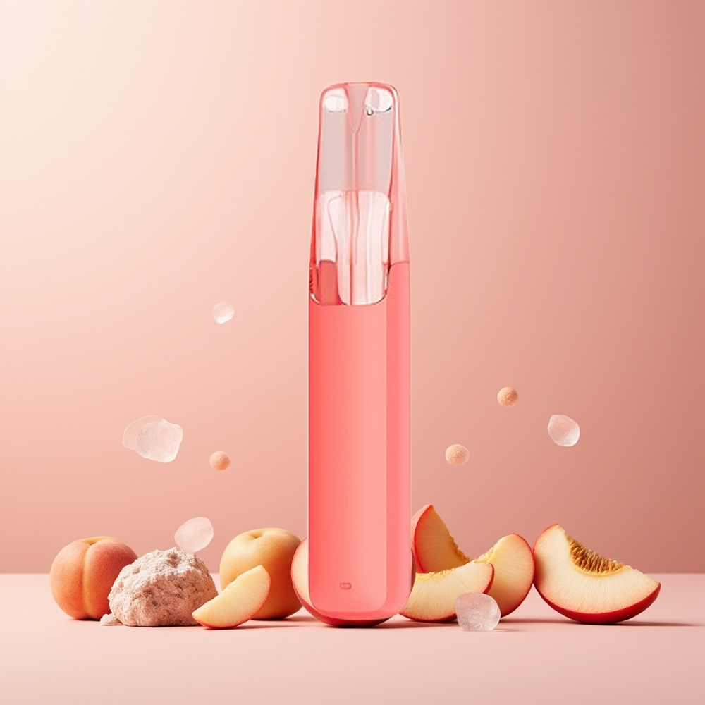 Snowplus Dash 4000 Puffs 7.5ml 530mAh Ceramic Disposable Device Peach Ice New Zealand Wholesale