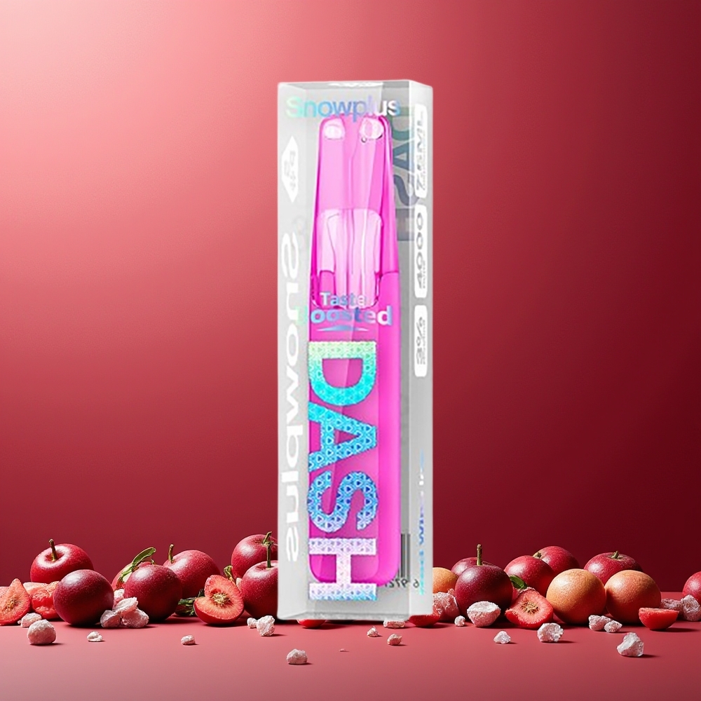 Snowplus Dash 4000 Puffs 7.5ml 530mAh Ceramic Disposable Device Red Wine Ice New Zealand Wholesale