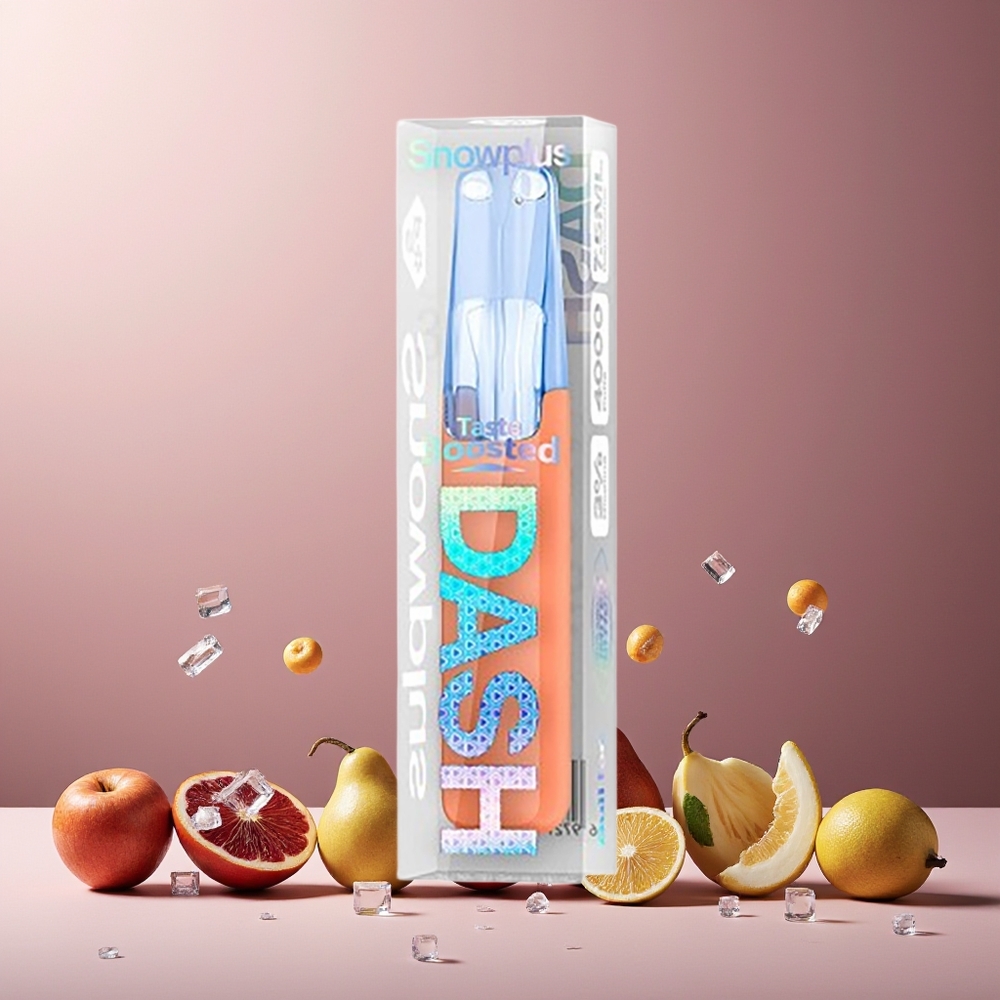Snowplus Dash 4000 Puffs Disposable Device Bull Ice Ceramic 7.5ml 530mAh 3% 5% New Zealand Wholesale