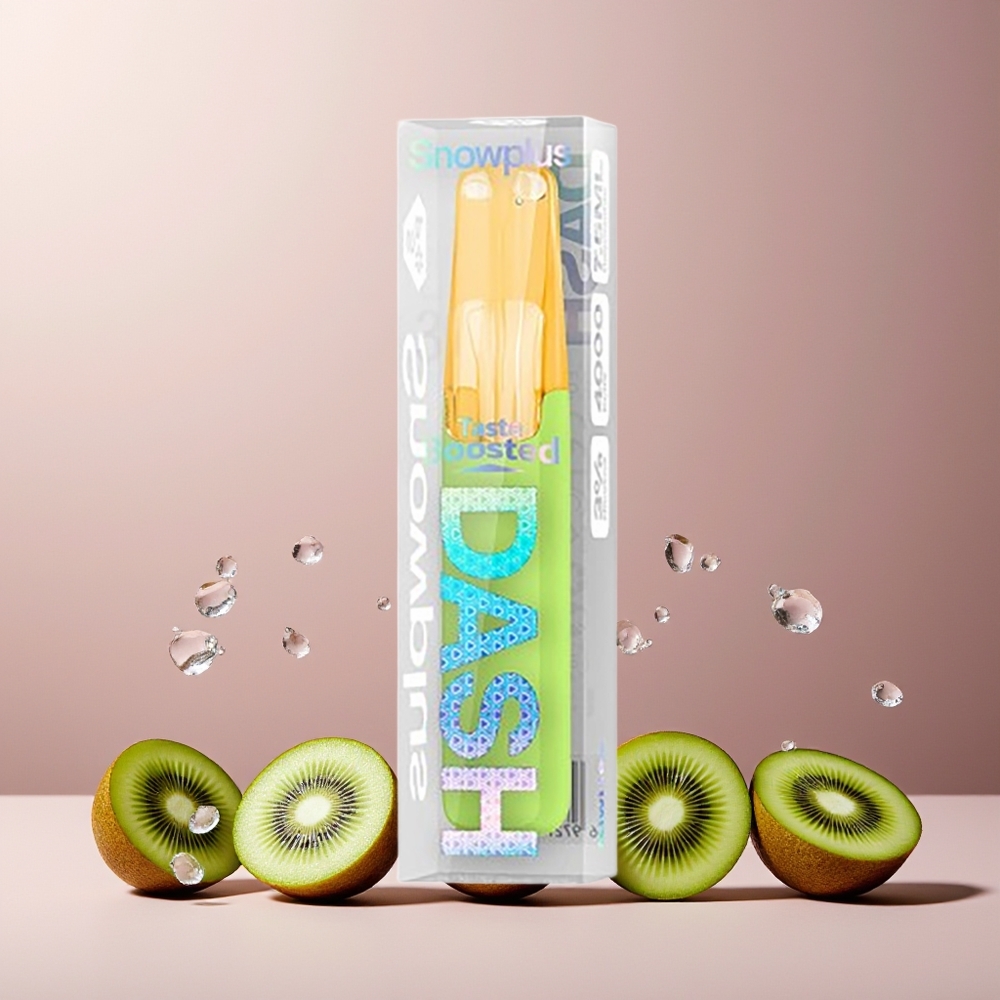 Snowplus Dash 4000 Puffs Disposable Device Kiwi Ice New Zealand Wholesale Ceramic Atomizer 530mAh 7.5ml 3%/5%