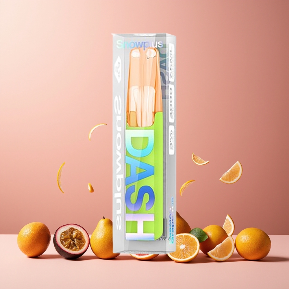 Snowplus Dash 4000 Puffs Disposable Device New Zealand Wholesale Ceramic Atomizer 530mAh 7.5ml Passion Grapefruit 3% 5% Nicotine