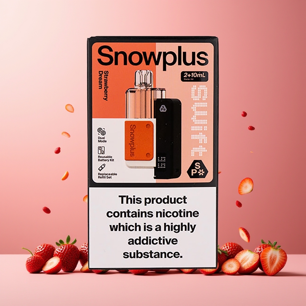Snowplus Swift 5000 Puffs 1000mAh Dual Mesh New Zealand Wholesale Strawberry Dream