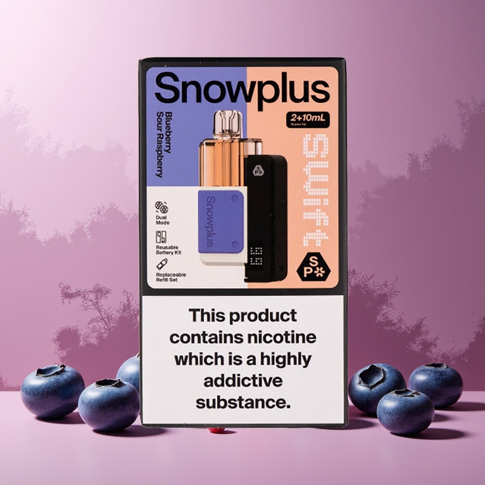 Snowplus Swift 5000 Puffs New Zealand Wholesale Dual Mesh 1000mAh Prefilled Pod Kit Blueberry Sour Raspberry