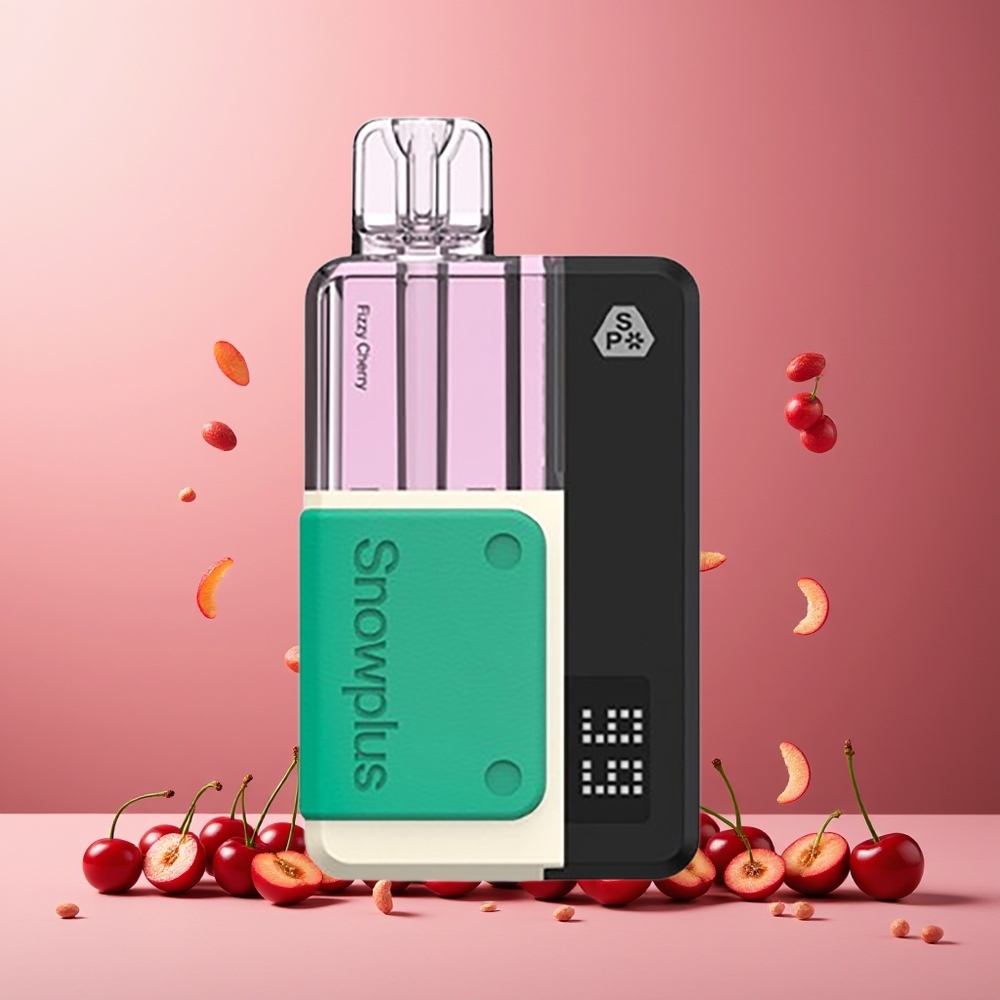 Snowplus Swift 5000 Puffs New Zealand Wholesale Dual Mesh 1000mAh Prefilled Pod Kit Fizzy Cherry