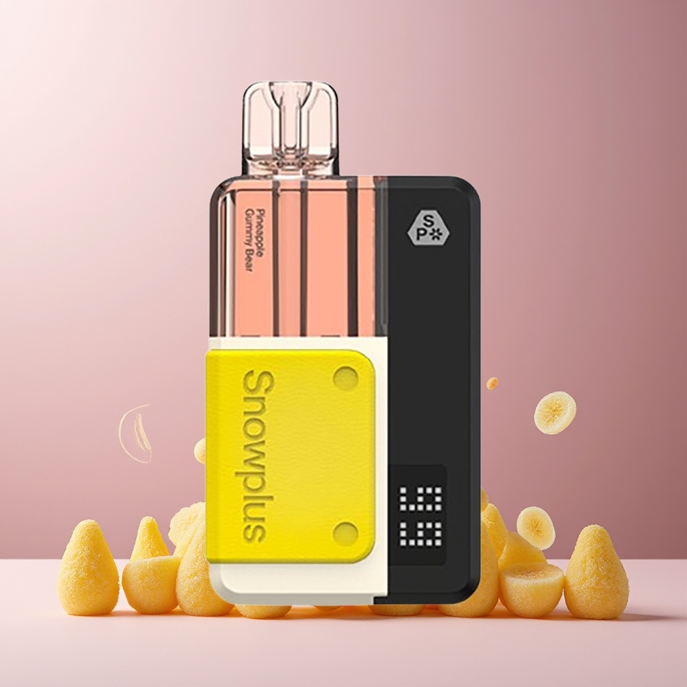 Snowplus Swift 5000 Puffs Prefilled Pod Kit Pineapple Gummy Bear 2% Nicotine 1000mAh Dual Mesh New Zealand Wholesale