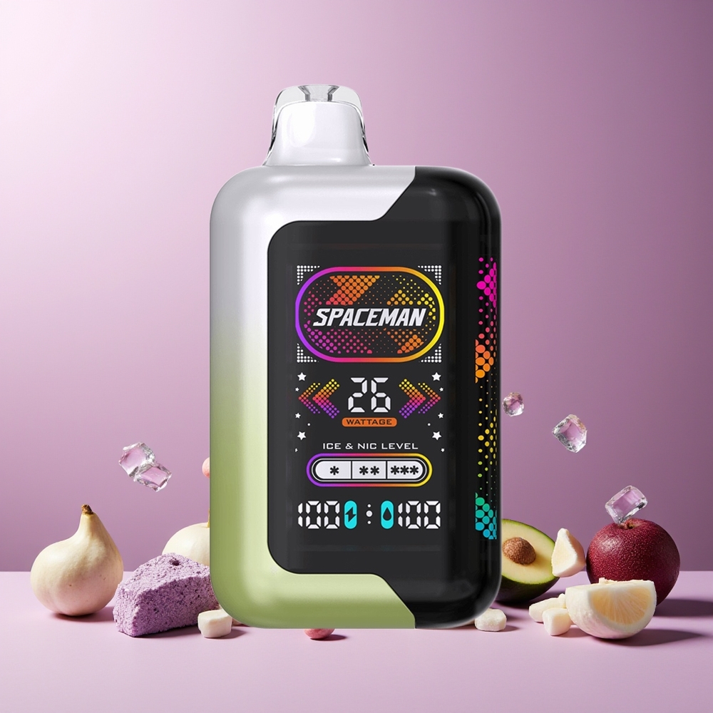 SPACEMAN SP40000 Disposable Vape New Zealand Wholesale 20ml 50mg White Grape Ice 1000mAh