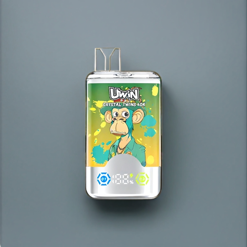 Uwin Crystal Twins 40000 Puffs Vape Kiwi Passion Fruit Guava Two Apple New Zealand Wholesale