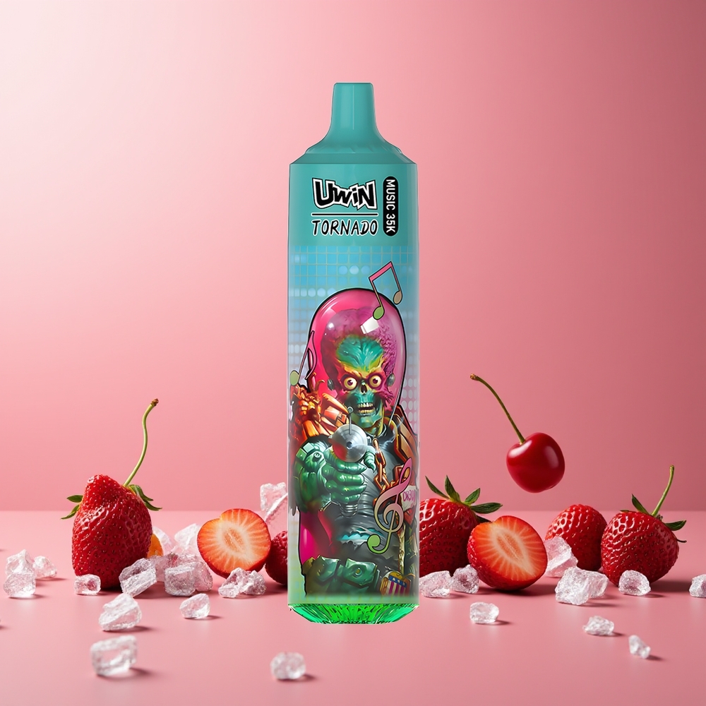 Uwin Tornado 35K 35K Puffs New Zealand Wholesale 600mAh Type-C Mesh Coil Disposable Vape Strawberry Raspberry Cherry Ice