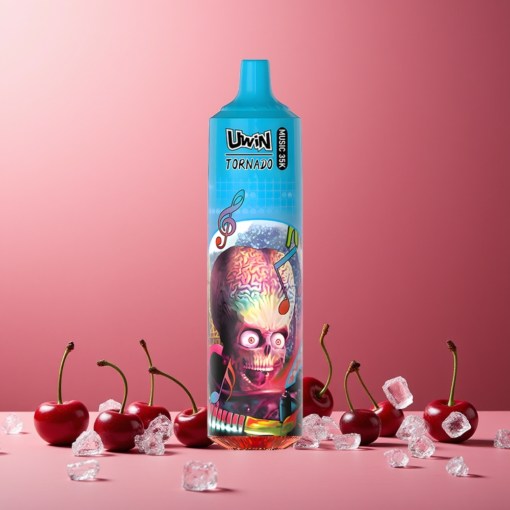 Uwin Tornado 35K New Zealand Wholesale Rechargeable Mesh 600mAh Type-C Cherry Ice Disposable Vape