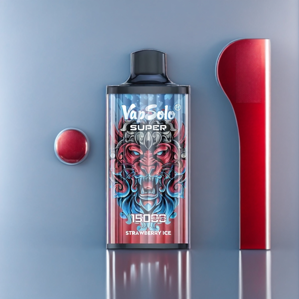 Vapsolo New Zealand Wholesale Strawberry Ice 15000 Puffs