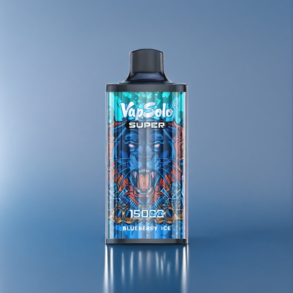 Vapsolo New Zealand Wholesale Super 15000 Puffs Blueberry Ice