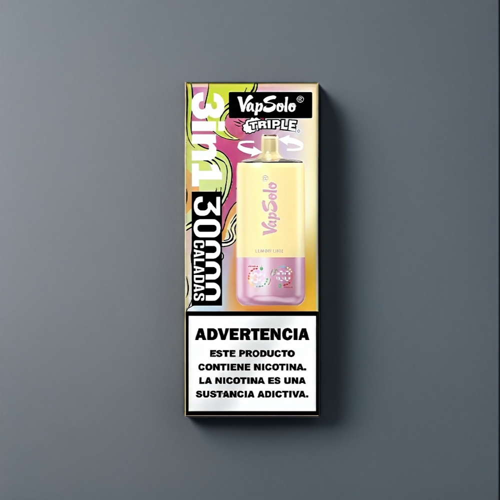 Vapsolo Tripe 30000 Puffs New Zealand Wholesale Lemon Lime Vape