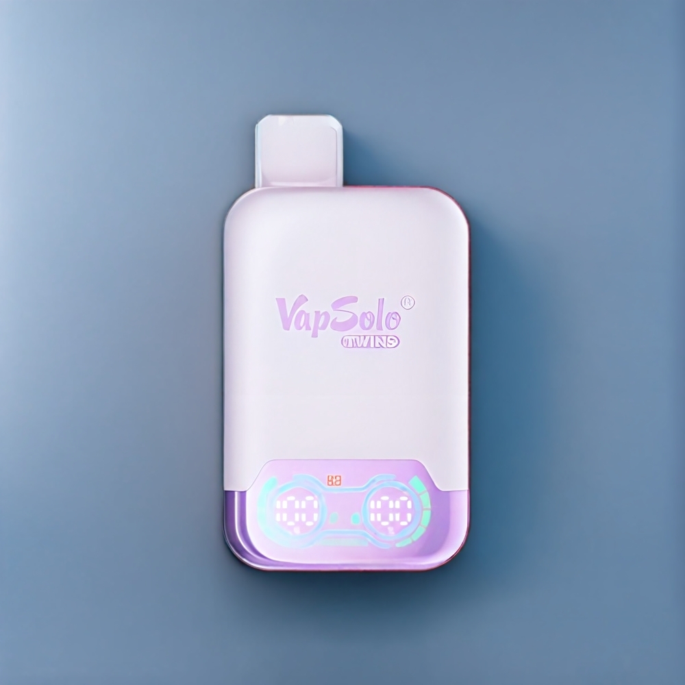 Vapsolo Twins 20000 Puffs Vape Grape Ice & Strawberry Kiwi New Zealand Wholesale