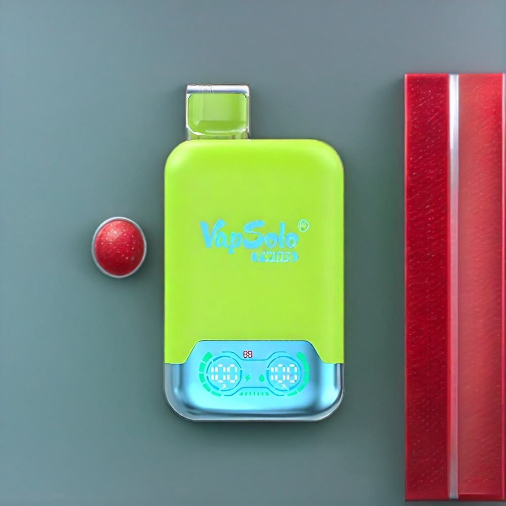Vapsolo Twins 20000 Puffs Vape Strawberry Kiwi & Strawberry Raspberry Cherry Ice New Zealand Wholesale