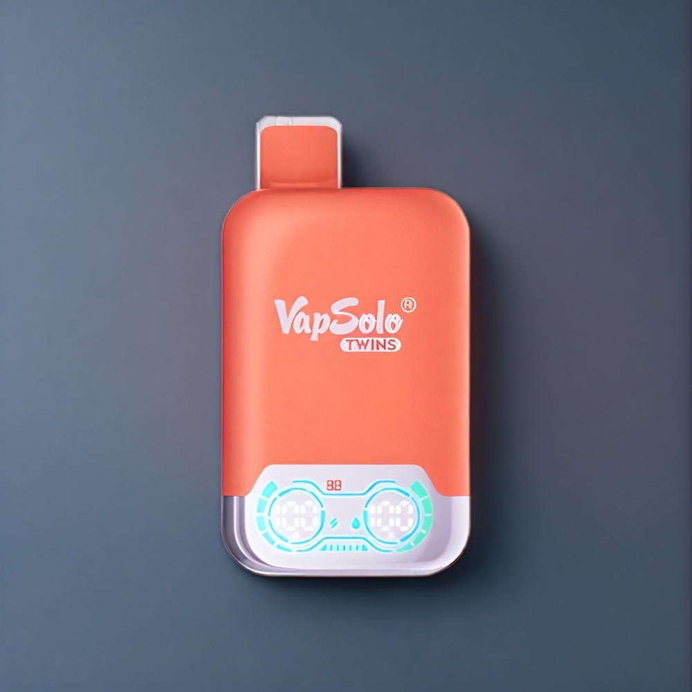 Vapsolo Twins New Zealand Wholesale 20000 Puffs Cherry Cola & Juicy Peach Ice