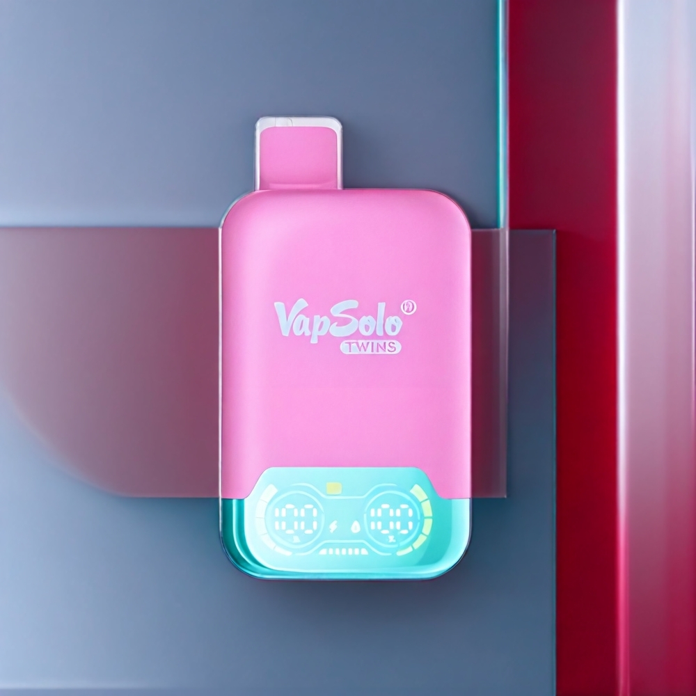 Vapsolo Twins New Zealand Wholesale 20000 Puffs Strawberry Raspberry Cherry Ice & Grape Ice