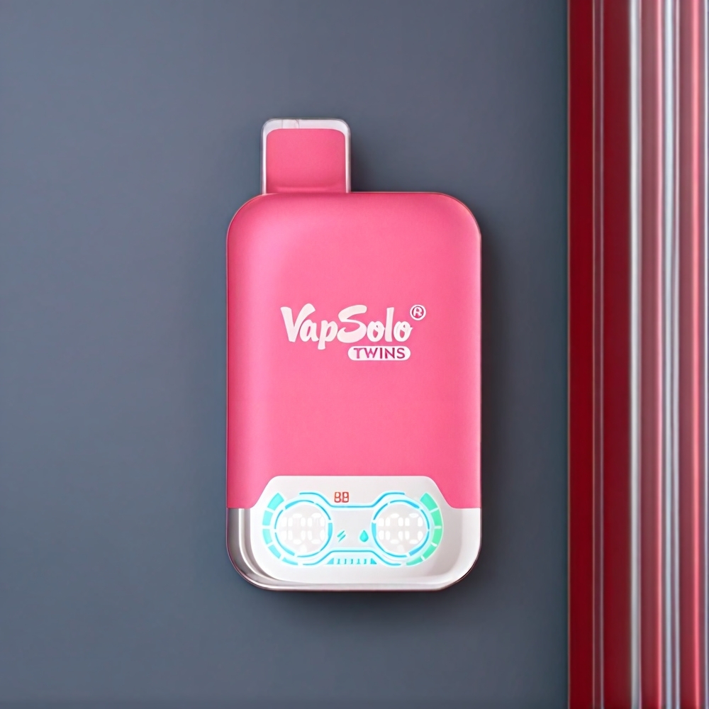 Vapsolo Twins New Zealand Wholesale 20000 Puffs Strawberry Watermelon & Gummy Bear Vape