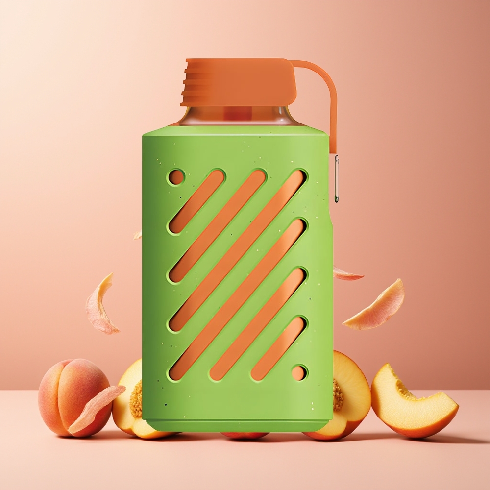 VOZOL GEAR 10000 Disposable Vape New Zealand Wholesale - Peach Mango Watermelon, 10000 Puffs, 20ml E-liquid, VAMT Mesh Coil, 65% PCR Materials