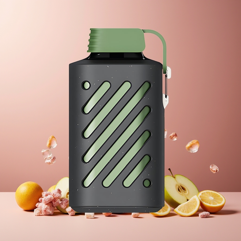 VOZOL GEAR 10000 Disposable Vape New Zealand Wholesale Sour Apple Ice 10000 Puffs 20ml E-liquid VAMT Mesh Coil 65% PCR