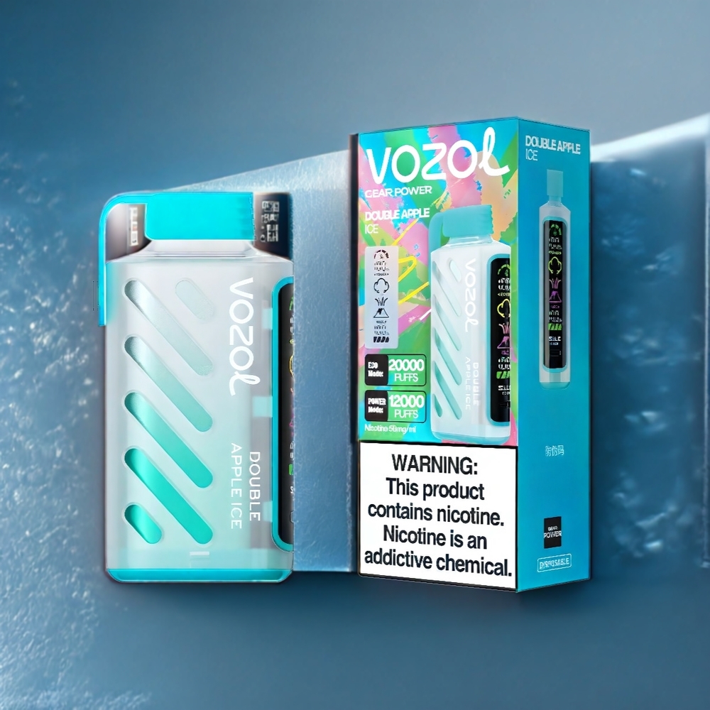 Vozol Gear New Zealand Wholesale Double Apple Ice 20000 Puffs Vape