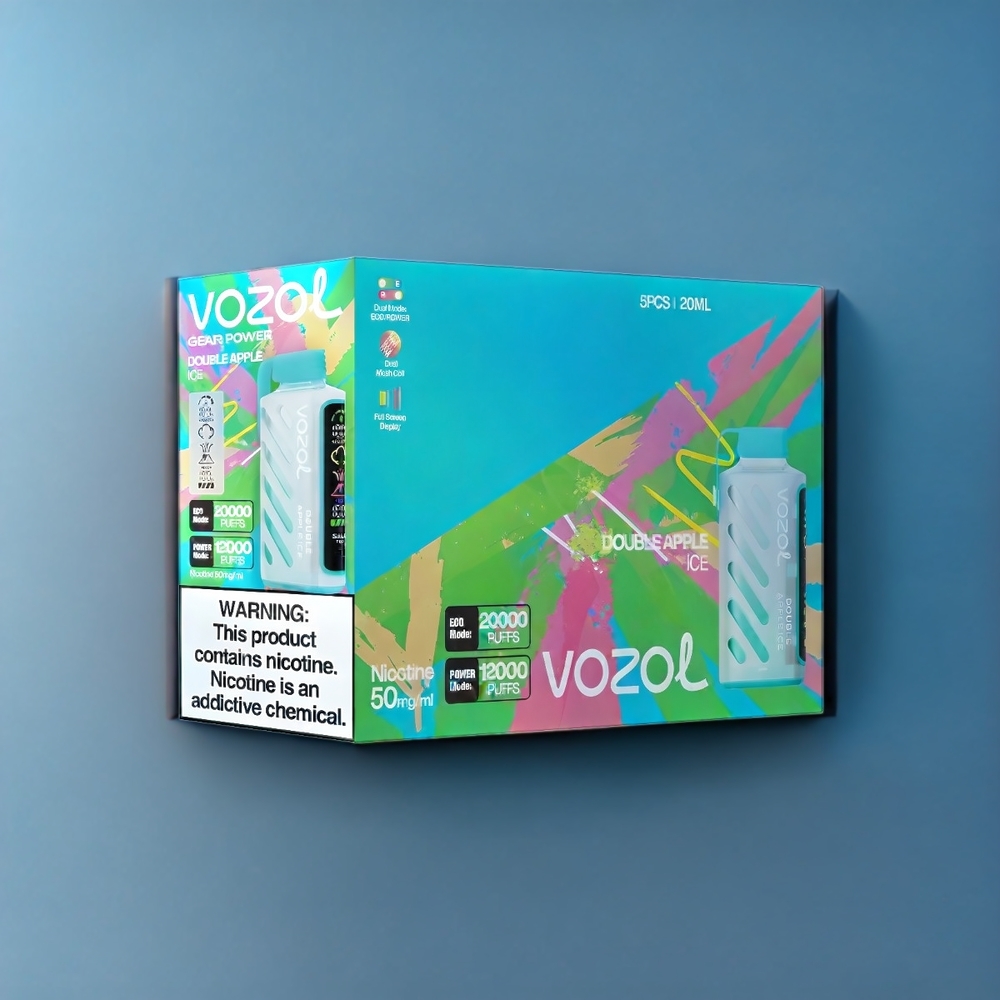 Vozol Gear New Zealand Wholesale Double Apple Ice 20000 Puffs Vape