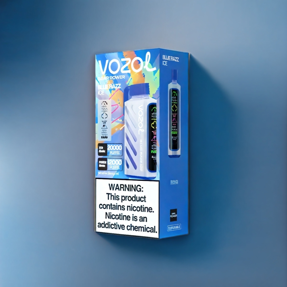 Vozol Gear New Zealand Wholesale Power 20000 Puffs Blue Razz Ice