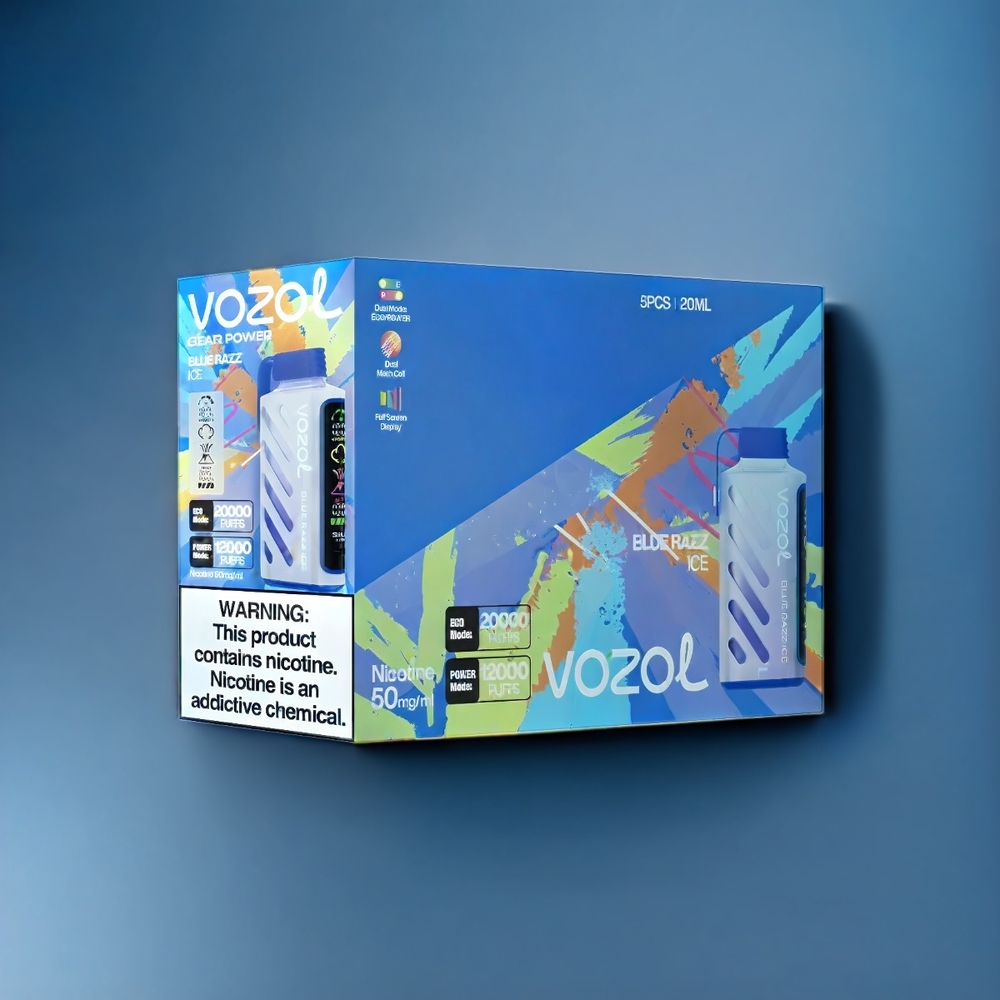 Vozol Gear New Zealand Wholesale Power 20000 Puffs Blue Razz Ice