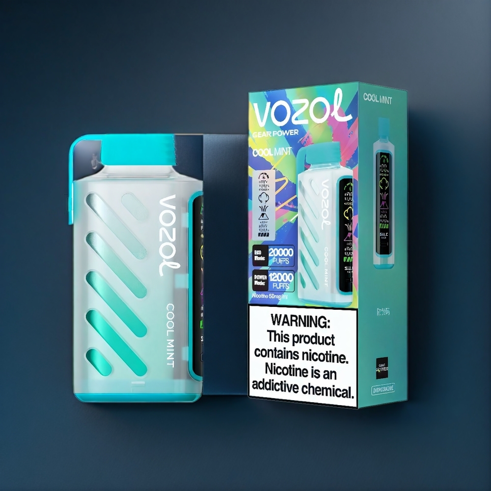 Vozol Gear New Zealand Wholesale Power 20000 Puffs Cool Mint Vape