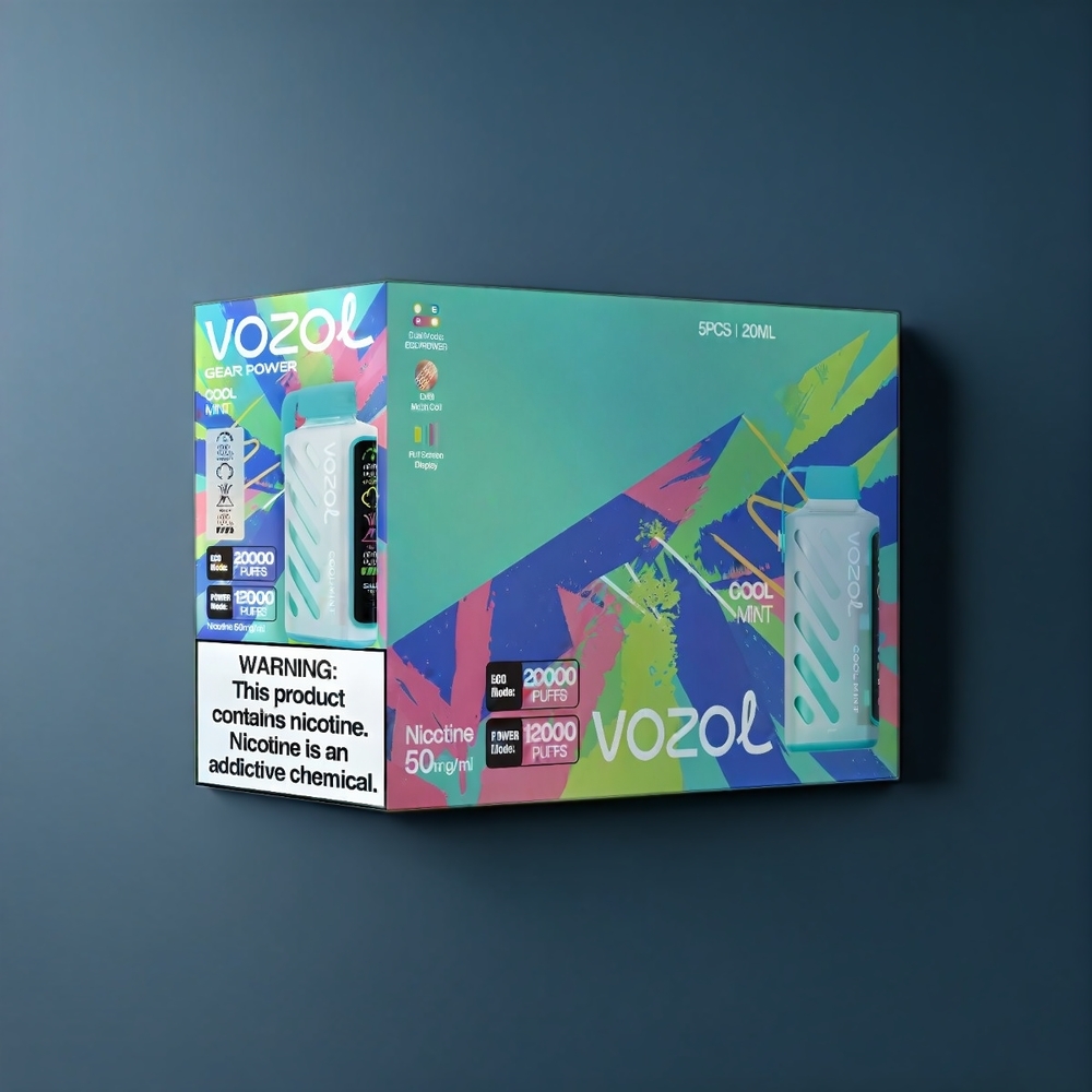 Vozol Gear New Zealand Wholesale Power 20000 Puffs Cool Mint Vape