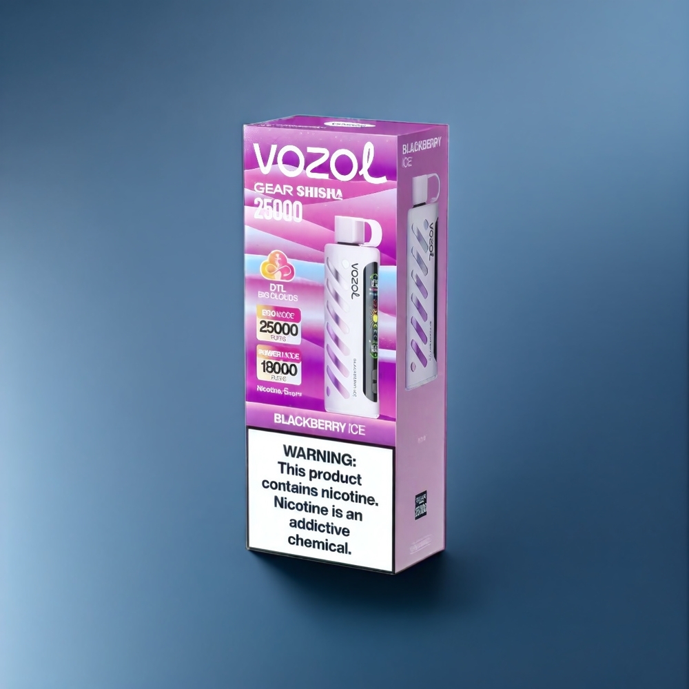 Vozol Gear New Zealand Wholesale Blackberry Ice Vape 25000 Puffs