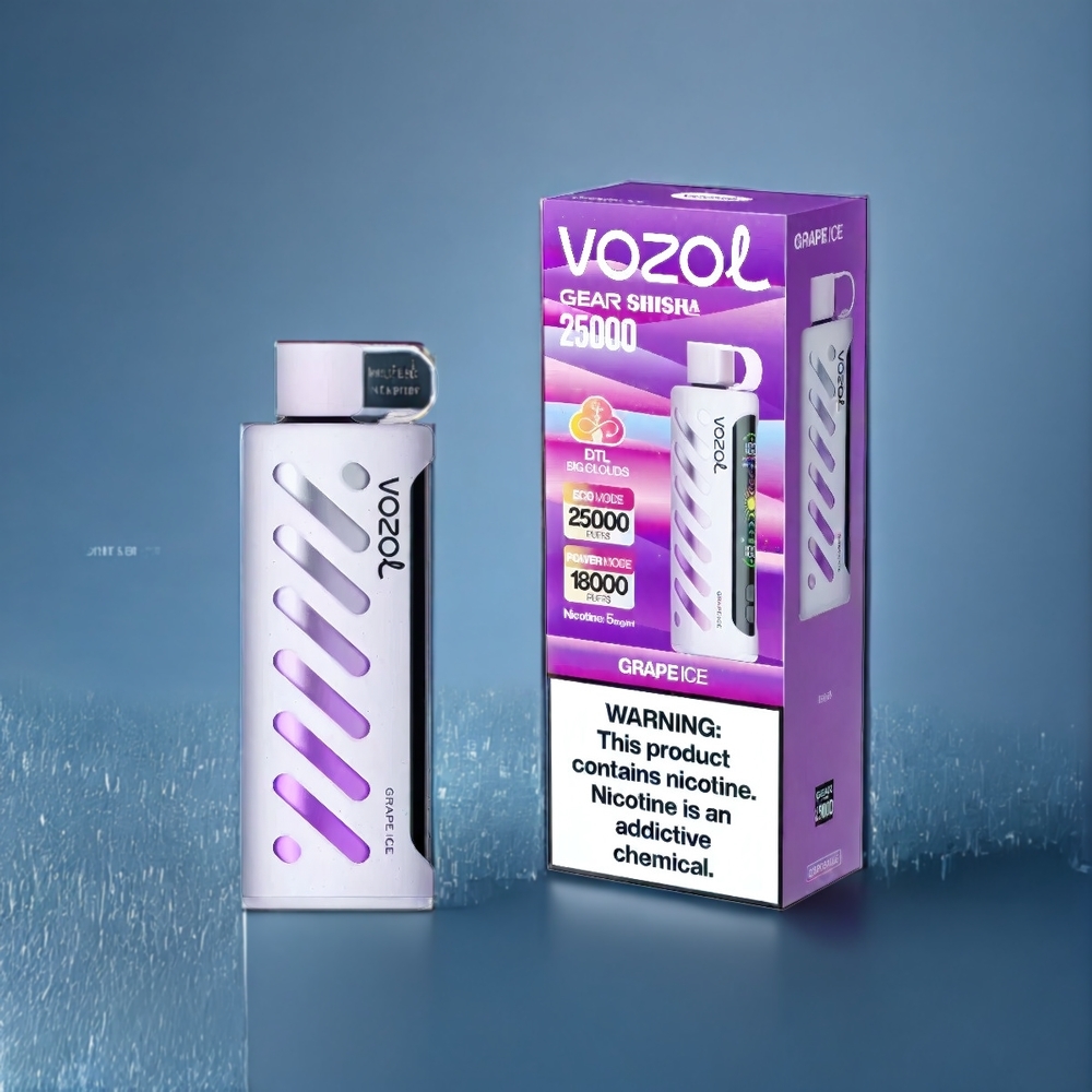 Vozol Gear New Zealand Wholesale Grape Ice Vape 25000 Puffs