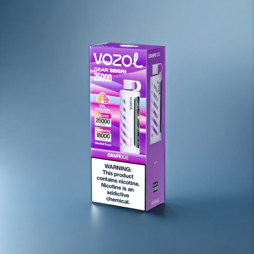 Vozol Gear New Zealand Wholesale Grape Ice Vape 25000 Puffs