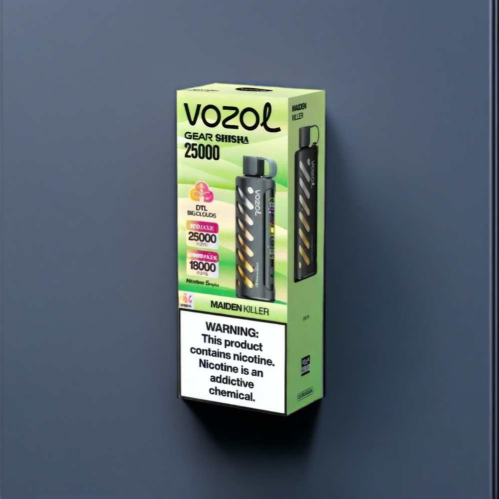 Vozol Gear Shisha 25000 Puffs New Zealand Wholesale Vape Maiden Killer