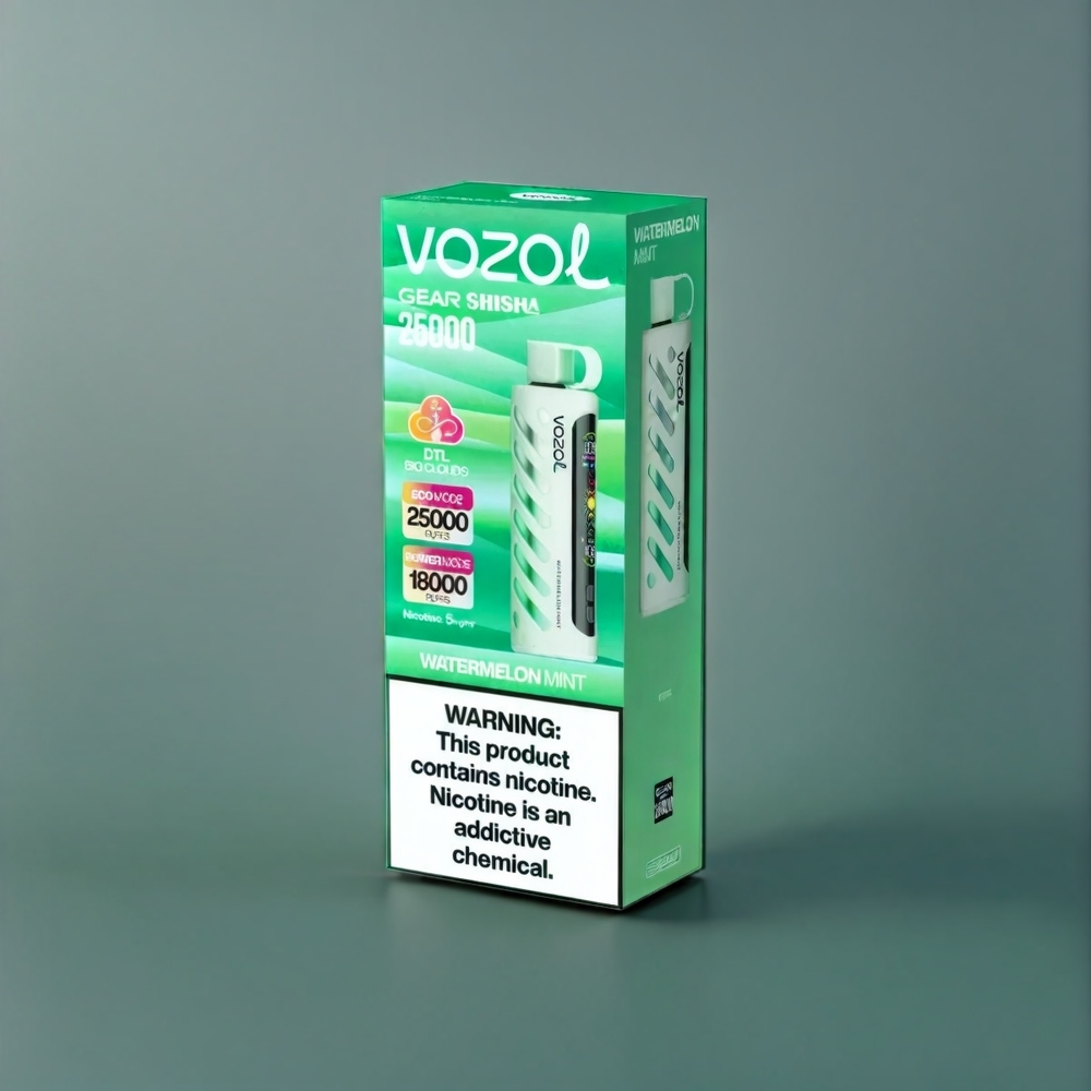 Vozol Gear Shisha 25000 Puffs New Zealand Wholesale Watermelon Mint Vape
